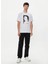 Bisiklet Yaka Baskılı Beyaz Erkek T-Shirt 245D1709_KLJ Regular Karl Sslv Tee 1