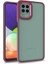 Samsung Galaxy A22 4g Kılıf Kamera Çıkıntılı Arkası Şeffaf Köşeleri Parlak Renkli Işlemeli Flora Kapak 1