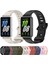 Samsung Galaxy Fit 3 Için Düz Delikli Silikon Kayış (Yurt Dışından) 2