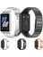 Samsung Galaxy Fit 3 Için Bambu Metal Kayış (Yurt Dışından) 2