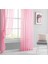 Pileli Düz Tül Perde Pembe (1x2,5 Pile) 1