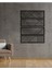 - Geometric Lines Metal Duvar Tablosu - Ev Duvar Dekorasyonu - 100 X 130 - Cm -Siyah - Deco-013 3