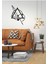 - Archer Geometric Metal Duvar Tablo - Ev Duvar Dekorasyonu - 80 X 53 - Cm -Siyah - Deco-038 2