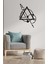 - Archer Geometric Metal Duvar Tablo - Ev Duvar Dekorasyonu - 80 X 53 - Cm -Siyah - Deco-038 3