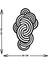 - Doodle Waves Duvar Tablosu - Ev Duvar Dekorasyonu - 80 X 48 - Cm -Siyah - Deco-004 5