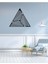 - Triangle Illusion Metal Duvar Tablosu - Ev Duvar Dekorasyonu - 75 X 60 - Cm -Siyah - Deco-174 4