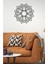 - Mandala Metal Duvar Tablosu - Ev Duvar Dekorasyonu - 60 X 60 - Cm -Siyah - Deco-116 4