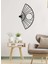 - Japannese Fan Icon Duvar Metal Tablosu - Ev Duvar Dekorasyonu - 70 X 40 - Cm -Siyah - Deco-197 3