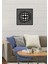 - B&W Daireler Metal Duvar Tablosu - Ev Duvar Dekorasyonu - 45 X 45 - Cm -Siyah - Deco-106 3