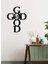 - God Is Good Metal Duvar Tablosu - Ev Duvar Dekorasyonu - 50 X 38 - Cm -Siyah - Deco-130 3