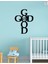 - God Is Good Metal Duvar Tablosu - Ev Duvar Dekorasyonu - 50 X 38 - Cm -Siyah - Deco-130 4