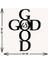 - God Is Good Metal Duvar Tablosu - Ev Duvar Dekorasyonu - 50 X 38 - Cm -Siyah - Deco-130 5