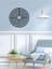 - Chartres Labirenti Metal Duvar Tablosu - Ev Duvar Dekorasyonu - 60 X 60 - Cm -Siyah - Deco-203 1