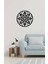 - Mandala Metal Duvar Tablosu - Ev Duvar Dekorasyonu - 60 X 60 - Cm -Siyah - Deco-115 2