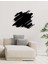 - Fırça Izi Metal Duvar Tablosu - Ev Duvar Dekorasyonu - 70 X 58 - Cm -Siyah - Deco-168 2