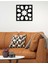 - Selçuklu Metal Duvar Tablosu - Ev Duvar Dekorasyonu - 50 X 50 - Cm -Siyah - Deco-100 1