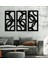 - Puzzle Daireler Metal Duvar Tablosu - Ev Duvar Dekorasyonu - 90 X 180 - Cm -Siyah - Deco-057 4