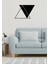 - Balance Of Triangles Metal Duvar Tablosu - Ev Duvar Dekorasyonu - 50 X 34 - Cm -Siyah - Deco-034 3