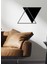 - Balance Of Triangles Metal Duvar Tablosu - Ev Duvar Dekorasyonu - 50 X 34 - Cm -Siyah - Deco-034 4