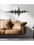 - Ritim Metal Duvar Tablosu - Ev Duvar Dekorasyonu - 45 X 100 - Cm -Siyah - Deco-176 1