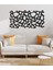 - Nested Bubbles Metal Duvar Tablosu - Ev Duvar Dekorasyonu - 100 X 52 - Cm -Siyah - Deco-058 2