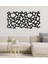 - Nested Bubbles Metal Duvar Tablosu - Ev Duvar Dekorasyonu - 100 X 52 - Cm -Siyah - Deco-058 3
