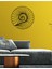 - Shell Flower Metal Duvar Tablosu - Ev Duvar Dekorasyonu - 50 X 50 - Cm -Siyah - Deco-121 4
