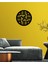 - Hanji Metal Duvar Tablosu - Ev Duvar Dekorasyonu - 60 X 60 - Cm -Siyah - Deco-142 4