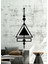 - Tılsım Üçgeni Metal Duvar Tablosu - Ev Duvar Dekorasyonu - 100 X 40 - Cm -Siyah - Deco-179 2