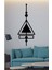 - Tılsım Üçgeni Metal Duvar Tablosu - Ev Duvar Dekorasyonu - 100 X 40 - Cm -Siyah - Deco-179 3