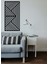 - Line Metal Duvar Tablosu - Ev Duvar Dekorasyonu - 45 X 90 - Cm -Siyah - Deco-003 3