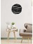 - Line Circle Metal Duvar Tablosu - Ev Duvar Dekorasyonu - 50 X 48 - Cm -Siyah - Deco-068 3
