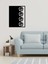 - Gül Dizisi Metal Duvar Tablosu - Ev Duvar Dekorasyonu - 35 X 45 - Cm -Siyah - Deco-134 4