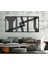 - Geometric Line Metal Duvar Tablosu - Ev Duvar Dekorasyonu - 71 X 150 - Cm -Siyah - Deco-170 4