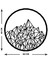 - Circle Mountain Metal Duvar Tablosu - Ev Duvar Dekorasyonu - 60 X 60 - Cm -Siyah - Deco-199 5