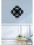 - Kareler Ve Daireler Metal Duvar Tablosu - Ev Duvar Dekorasyonu - 60 X 60 - Cm -Siyah - Deco-131 2