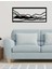 - Sunset Lines Metal Duvar Tablosu - Ev Duvar Dekorasyonu - 90 X 40 - Cm -Siyah - Deco-037 2