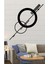 - Daireler Ve Çizgiler Metal Duvar Tablosu - Ev Duvar Dekorasyonu - 80 X 50 - Cm -Siyah - Deco-178 3