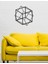 - Iç Içe Geometri Metal Duvar Tablosu - Ev Duvar Dekorasyonu - 50 X 51 - Cm -Siyah - Deco-061 2