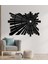 - Uzay Boşluğu Metal Duvar Tablosu - Ev Duvar Dekorasyonu - 75 X 55 - Cm -Siyah - Deco-156 2
