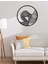 - Line Wave Metal Duvar Tablosu - Ev Duvar Dekorasyonu - 65 X 65 - Cm -Siyah - Deco-089 1