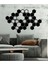 - B&W Petekler Metal Duvar Tablosu - Ev Duvar Dekorasyonu - 72 X 50 - Cm -Siyah - Deco-200 2