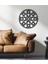 - Bubble Circle Metal Duvar Tablosu - Ev Duvar Dekorasyonu - 60 X 60 - Cm -Siyah - Deco-090 2
