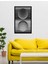 - Line Circles Metal Duvar Tablosu - Ev Duvar Dekorasyonu - 80 X 50 - Cm -Siyah - Deco-166 3