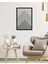 - Geometric Line Metal Duvar Tablosu - Ev Duvar Dekorasyonu - 70 X 50 - Cm -Siyah - Deco-155 1