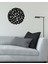 - Gobos Metal Duvar Tablosu - Ev Duvar Dekorasyonu - 50 X 50 - Cm -Siyah - Deco-083 1