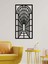 - Vintage Perspektif Metal Duvar Tablosu - Ev Duvar Dekorasyonu - 90 X 45 - Cm -Siyah - Deco-099 1