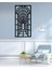 - Vintage Perspektif Metal Duvar Tablosu - Ev Duvar Dekorasyonu - 90 X 45 - Cm -Siyah - Deco-099 3