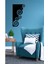 - Kıvırcık Dalgalar Metal Duvar Tablosu - Ev Duvar Dekorasyonu - 60 X 34 - Cm -Siyah - Deco-132 2