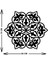 - Çiçeksi Mandala Metal Duvar Tablosu - Ev Duvar Dekorasyonu - 70 X 60 - Cm -Siyah - Deco-144 5